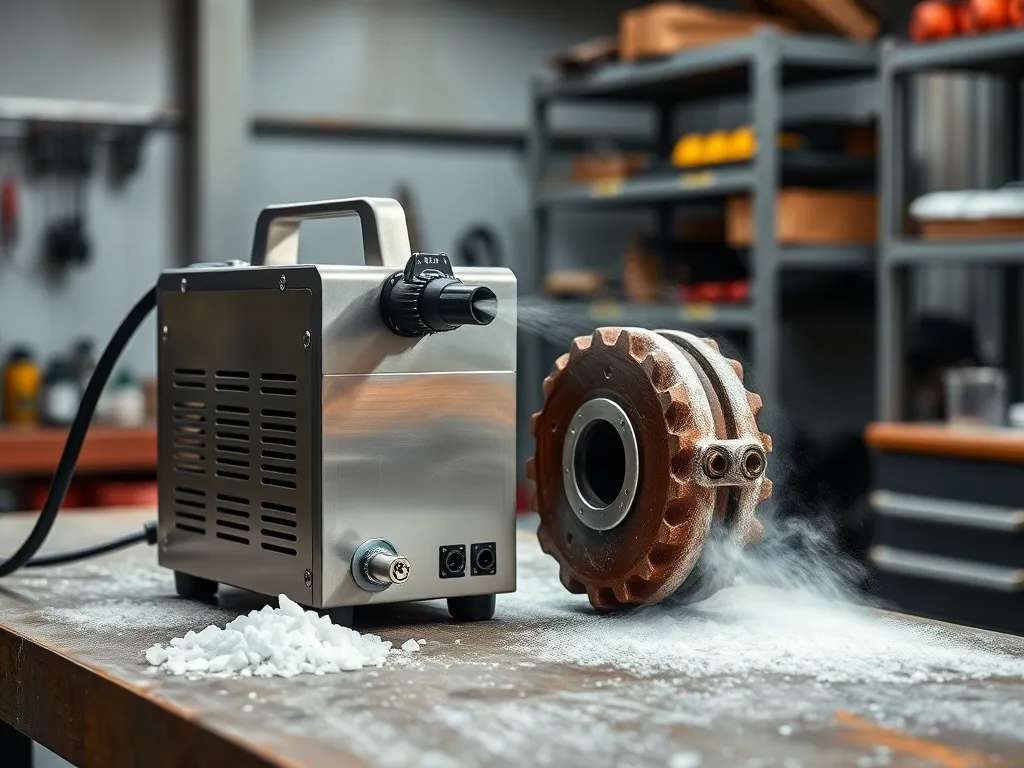 Maszyna do czyszczenia suchym lodem – jak działa i jakie ma zalety?